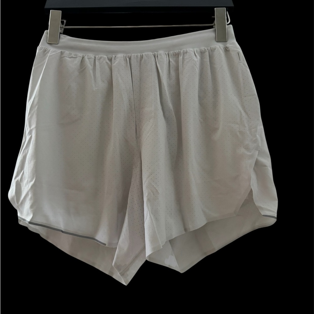 Lululemon Athletica White Athletic Shorts